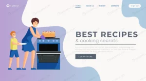 best recipes landing page template crc5dabff5a size1.96mb - title:Home - اورچین فایل - format: - sku: - keywords: p_id:18