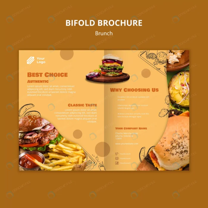 bifold brochure template brunch 1.webp crc15ed73b5 size84.46mb 1 - title:بروشور دو لت لایه باز برای فست فود - اورچین فایل - format:PSD - فتوشاپ - sku:crc15ed73b5 - keywords: p_id:46150