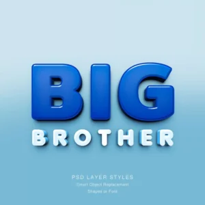 big brother 3d text effect - title:Home - اورچین فایل - format: - sku: - keywords: p_id:18