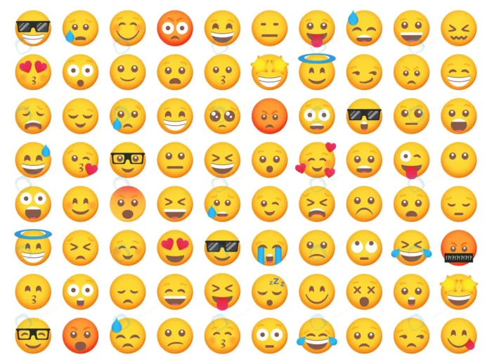 big set emoticon smile icons cartoon emoji set em crc2c194957 size5.29mb - title:مجموعه آیکون های ایموجی کارتونی - اورچین فایل - format:EPS - وکتور - sku:crc2c194957 - keywords: p_id:37737