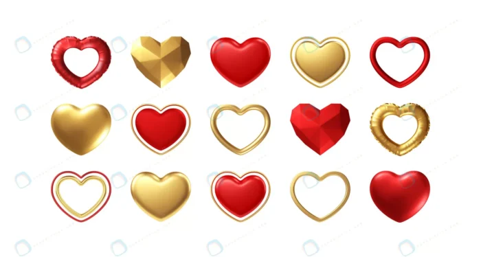big valentines day set different realistic gold r crc94f672eb size4.03mb - title:وکتور قلب در طرح های مختلف و رنگ طلایی و قرمز - اورچین فایل - format:EPS - وکتور - sku:crc94f672eb - keywords:وکتور قلب در طرح های مختلف و رنگ طلایی و قرمز, وکتور, دانلود رایگان, فایل تکی, قلب, وکتور رایگان, ولنتاین p_id:31581