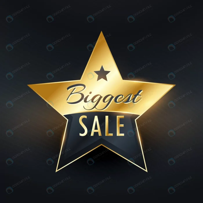 biggest sale star label design crc6102b76d size2.63mb - title:وکتور لیبل لاکچری فروش بزرگ - اورچین فایل - format:EPS - وکتور - sku:crc6102b76d - keywords: p_id:60848