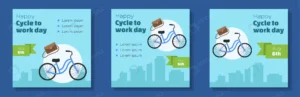 bike work day social media post banner set officia rnd272 frp28377328 - title:Home - اورچین فایل - format: - sku: - keywords: p_id:18