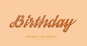 birthday 3d text style effect - title:Home - اورچین فایل - format: - sku: - keywords: p_id:18