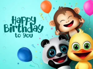 birthday party animals character vector design ha crc682fe6e8 size6.66mb - title:Home - اورچین فایل - format: - sku: - keywords: p_id:18