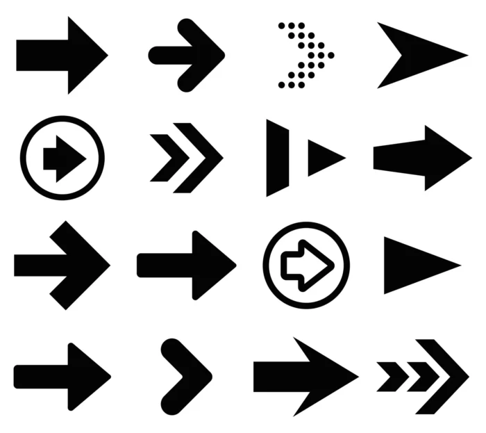 black arrow icons set vector illustration crc7fb506f8 size1.13mb - title:دانلود مجموعه آیکون فلش - اورچین فایل - format:EPS - وکتور - sku:crc7fb506f8 - keywords: p_id:37367