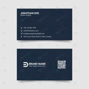 black blue business card template crc1c92a539 size1.73mb - title:Home - اورچین فایل - format: - sku: - keywords: p_id:18