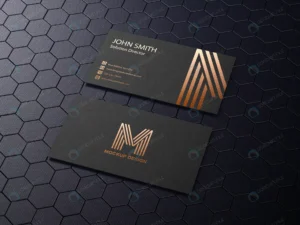 black business card mockup hexagon background rnd551 frp10695698 - title:Home - اورچین فایل - format: - sku: - keywords: p_id:18