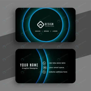 black business card with glowing blue curve lines crcb567dd24 size1.27mb 1 - title:Home - اورچین فایل - format: - sku: - keywords: p_id:18