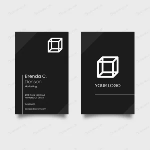 black business card with white logo cube crcb02bcd73 size1.94mb - title:Home - اورچین فایل - format: - sku: - keywords: p_id:18