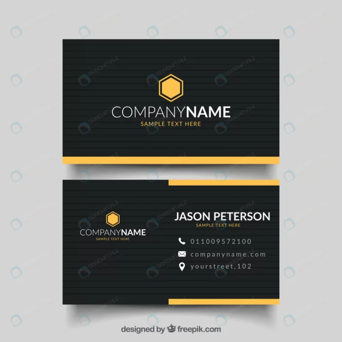 black business card crcc01f200f size1.80mb - title:قالب آماده کارت ویزیت اداری - اورچین فایل - format:EPS - وکتور - sku:crcc01f200f - keywords: p_id:80121