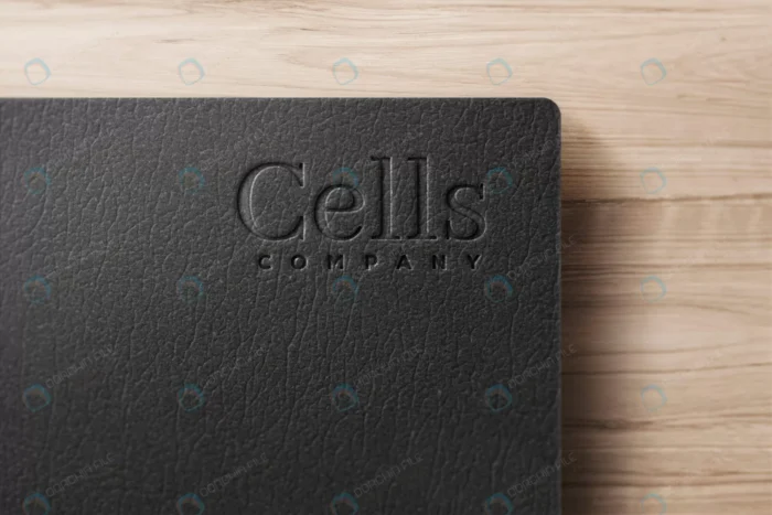 black debossed leather logo mockup 1.webp crca93765b1 size44.22mb 1 - title:موکاپ لوگوی مشکی رنگ - اورچین فایل - format:PSD - فتوشاپ - sku:crca93765b1 - keywords: p_id:48250