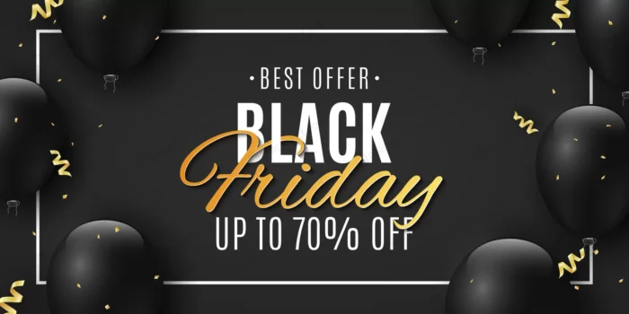 black friday banner black balloons gold confetti crc2d32b5ff size2.08mb - title:بنر فروش با تخفیف به مناسبت جمعه سیاه - اورچین فایل - format:EPS - وکتور - sku:crc2d32b5ff - keywords:بنر فروش با تخفیف به مناسبت جمعه سیاه, وکتور, بادکنک, بنر, تخفیف ویژه, تخفیف/حراج, جمعه سیاه, فایل تکی p_id:95745