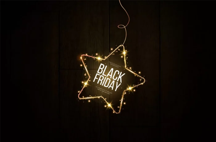 black friday banner festive golden glowing frame crc1245039b size15.87mb - title:تبلیغ جمعه سیاه با ستاره طلایی - اورچین فایل - format:EPS - وکتور - sku:crc1245039b - keywords: p_id:99541