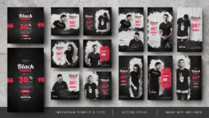 black friday instagram stories square banner set crca8130296 size60.26mb - title:Home - اورچین فایل - format: - sku: - keywords: p_id:18