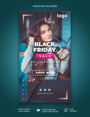 black friday instagram story template crcc74d4bef size5.07mb - title:Home - اورچین فایل - format: - sku: - keywords: p_id:18