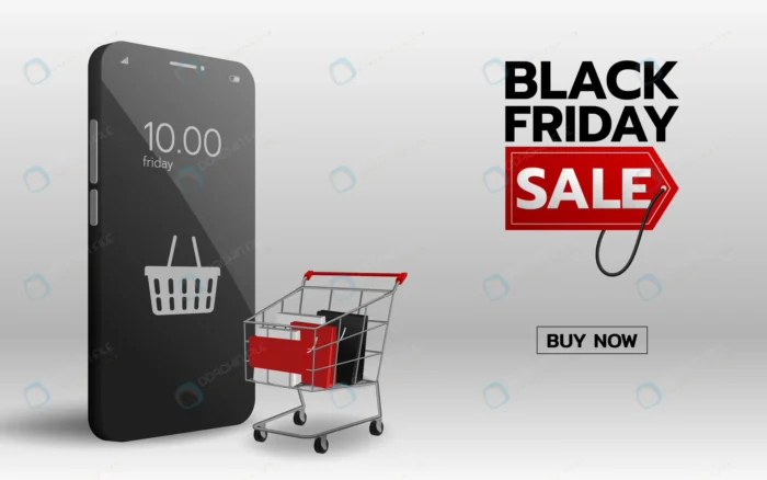 black friday online shop smartphone mobile with s crc8036576a size2.70mb - title:وکتور خرید آنلاین ویژه جمعه سیاه - اورچین فایل - format:EPS - وکتور - sku:crc8036576a - keywords: p_id:64904
