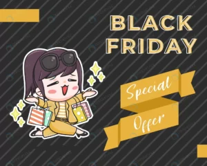 black friday sale banner template with cute girl crc1ced5053 size1.26mb - title:Home - اورچین فایل - format: - sku: - keywords: p_id:18