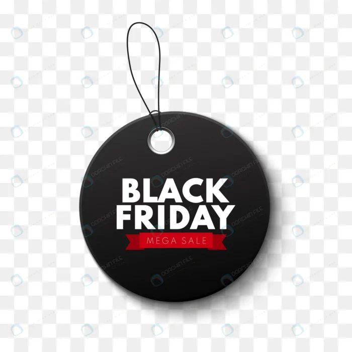 black friday sale banner with black price tag iso crcaeb50d3b size1.18mb - title:وکتور تگ تبلیغاتی جمعه سیاه - اورچین فایل - format:EPS - وکتور - sku:crcaeb50d3b - keywords: p_id:58737