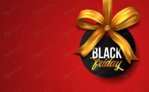 black friday sale banner with golden ribbon crc1154bcf4 size3.62mb - title:Home - اورچین فایل - format: - sku: - keywords: p_id:18