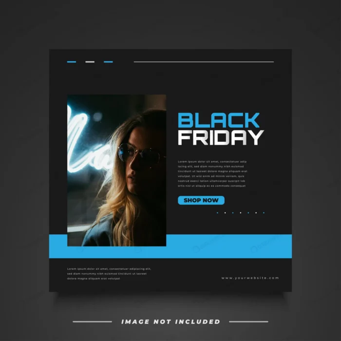 black friday sale banner with simple minimalist c crcf1d5b763 size2.27mb - title:قالب پست اینستاگرام ویژه جمعه سیاه - اورچین فایل - format:EPS - وکتور - sku:crcf1d5b763 - keywords: p_id:92481
