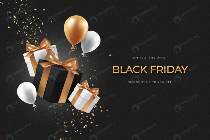 black friday sale web banner template crcef8a23ce size6.59mb - title:وکتور بکگراند بنر ویژه حراج جمعه سیاه با عناصر 3 بعدی - اورچین فایل - format:EPS - وکتور - sku:crcef8a23ce - keywords: p_id:65027