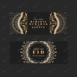 black gold eid mubarak banners vector set crc68566780 size6.84mb 1 - title:Home - اورچین فایل - format: - sku: - keywords: p_id:18