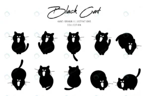 black silhouettes cats halloween hand drawn illus crc97e918d9 size1.13mb 1 - title:Home - اورچین فایل - format: - sku: - keywords: p_id:18