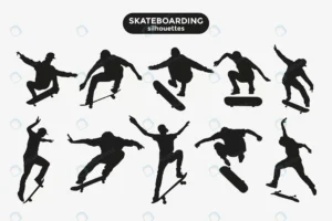 black silhouettes skateboarders gray crc2036087b size1.20mb - title:Home - اورچین فایل - format: - sku: - keywords: p_id:18