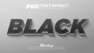 black text effect editable text mockup - title:Home - اورچین فایل - format: - sku: - keywords: p_id:18