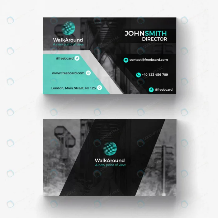 black turquoise corporate card template 1.webp crca5770453 size10.47mb 1 - title:کارت ویزیت لایه باز سبز و مشکی - اورچین فایل - format:PSD - فتوشاپ - sku:crca5770453 - keywords: p_id:48205