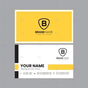 black yellow business card template professional b rnd246 frp30639906 - title:Home - اورچین فایل - format: - sku: - keywords: p_id:18