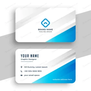 blue and white stylish business card template crc881cbac3 size0.73mb - title:Home - اورچین فایل - format: - sku: - keywords: p_id:18