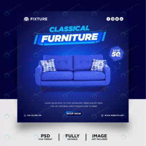 blue color exclusive furniture product social medi rnd259 frp9422935 - title:Home - اورچین فایل - format: - sku: - keywords: p_id:18