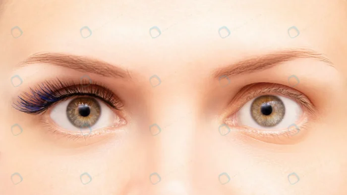 blue color eyelash extensions before after crcc89236e3 - title:تصویر چشم و ابروی خانم از روبه رو - اورچین فایل - format:JPG - استوک - sku:crcc89236e3 - keywords: p_id:82051