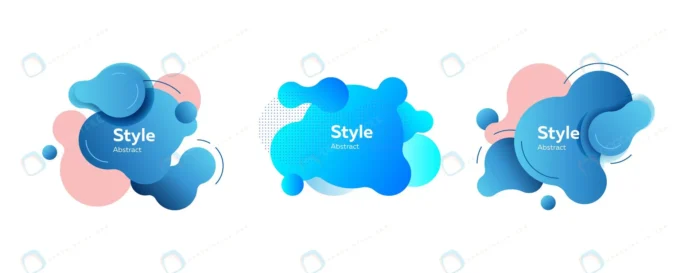 blue irregular abstract element set crc670b0f9b size2.67mb - title:مجموعه فرم مایع هندسی انتزاعی - اورچین فایل - format:EPS - وکتور - sku:crc670b0f9b - keywords: p_id:78593