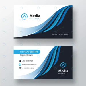 blue minimal wavy business card crcf06f45af size1.39mb - title:Home - اورچین فایل - format: - sku: - keywords: p_id:18