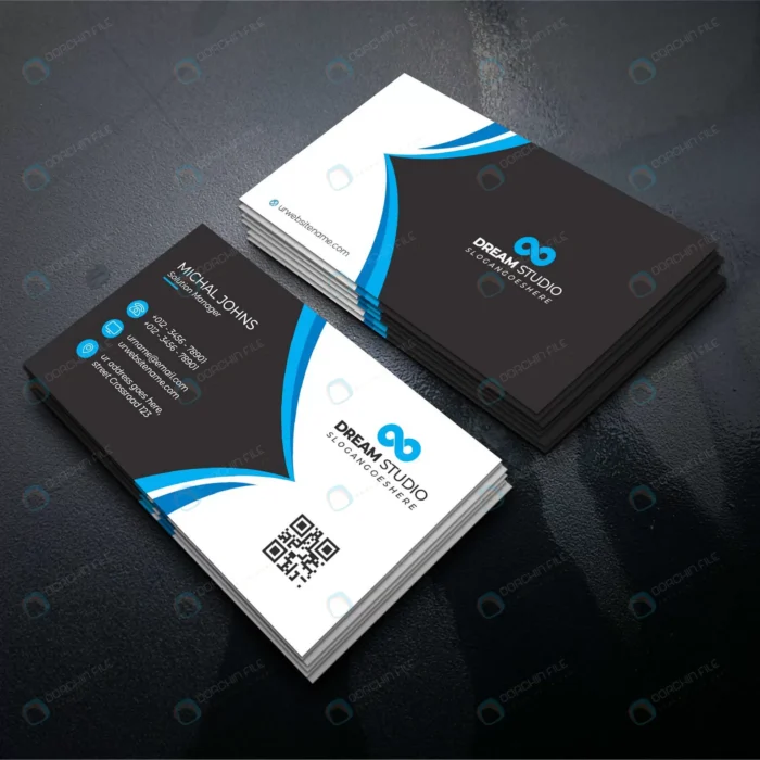 blue stylish corporate card crcf8861cf3 size0.96mb - title:کارت ویزیت با پس زمینه مشکی و سفید - اورچین فایل - format:EPS - وکتور - sku:crcf8861cf3 - keywords: p_id:56898