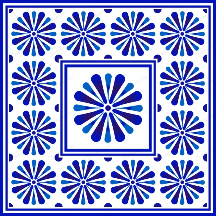 blue white floral pattern chinese japanese porcel crcb3322634 size4.64mb - title:پترن گل آبی سبک چینی و ژاپنی - اورچین فایل - format:EPS - وکتور - sku:crcb3322634 - keywords: p_id:101111