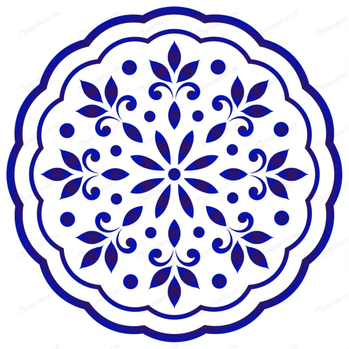 blue white floral round mandala crcb0fd373e size2.80mb - title:وکتور ماندالای آبی و سفید طرح دایره - اورچین فایل - format:EPS - وکتور - sku:crcb0fd373e - keywords: p_id:101115