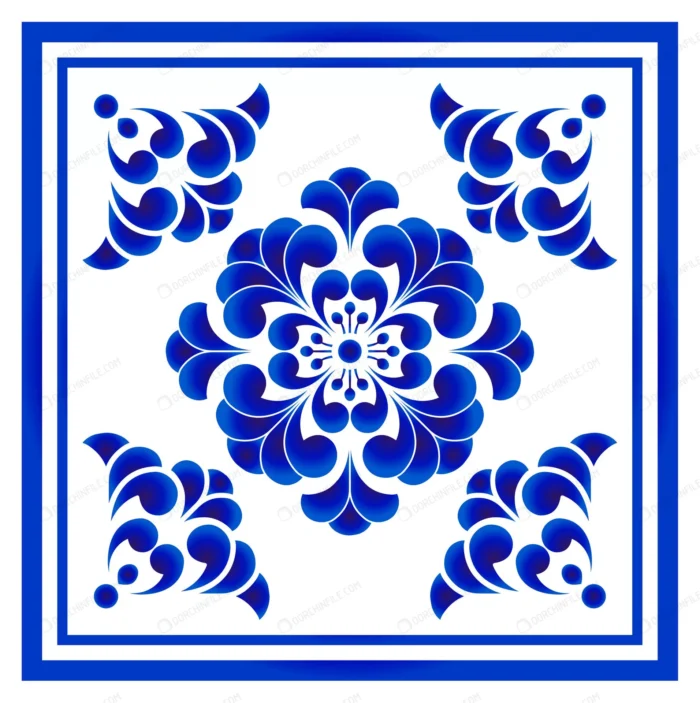 blue white porcelain flower pattern chinese japan crc6b5482d4 size1.77mb - title:پترن گل به سبک ژاپنی و چینی - اورچین فایل - format:EPS - وکتور - sku:crc6b5482d4 - keywords: p_id:101121