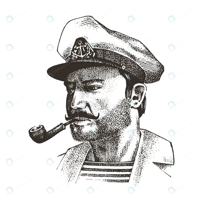 boatswain with pipe sea captain marine old sailor crc90b74812 size4.63mb 1 - title:وکتور مشکی سرملوان - اورچین فایل - format:EPS - وکتور - sku:crc90b74812 - keywords: p_id:52058
