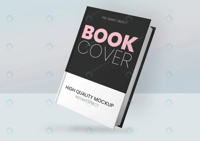 book cover mockup crccf247d67 size7.82mb - title:موکاپ جلد کتاب - اورچین فایل - format:PSD - فتوشاپ - sku:crccf247d67 - keywords: p_id:77923