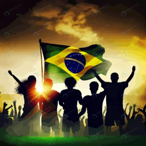 brazil soccer team fans celebrating world cup socc rnd929 frp34594775 - title:Home - اورچین فایل - format: - sku: - keywords: p_id:18