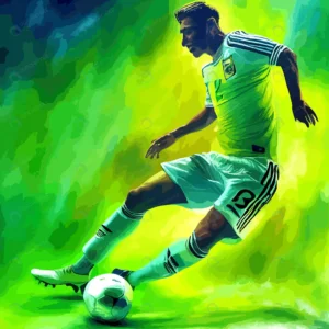 brazilian soccer player kicking ball rnd504 frp34594472 - title:Home - اورچین فایل - format: - sku: - keywords: p_id:18