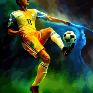 brazilian soccer player kicking ball rnd596 frp34594468 - title:Home - اورچین فایل - format: - sku: - keywords: p_id:18