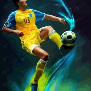 brazilian soccer player kicking ball rnd721 frp34594475 - title:Home - اورچین فایل - format: - sku: - keywords: p_id:18