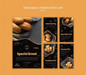 bread store instagram stories template crc291a3269 size73.69mb - title:Home - اورچین فایل - format: - sku: - keywords: p_id:18