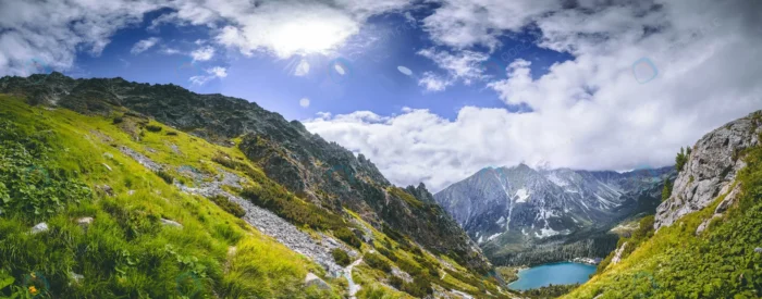 breathtaking scenery green valley mountain strbsk crc5bded250 - title:عکس استوک طبیعت کوه ها - اورچین فایل - format:JPG - استوک - sku:crc5bded250 - keywords: p_id:59025