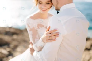 bride groom are hugging rocky beach mamula island rnd473 frp10973306 - title:Home - اورچین فایل - format: - sku: - keywords: p_id:18